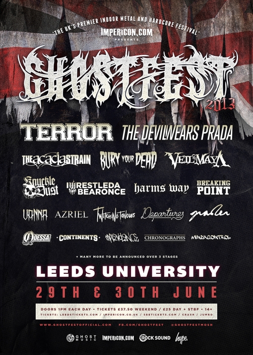 Six Bands Added to Ghostfest 2013 including Terror, Azriel and More 2 Six Bands Added to Ghostfest 2013 including Terror, Azriel and More Azriel Post