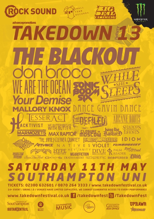 Your Demise Join Takedown Festival 2013 Music Post