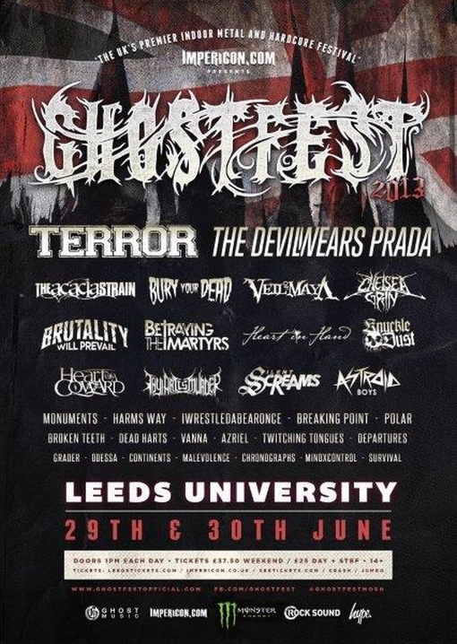 Thy Art Is Murder, Heart Of A Coward, Astroid Boys, Silent Screams And Chelsea Grin Added to Ghostfest 2013 Astroid Boys Post