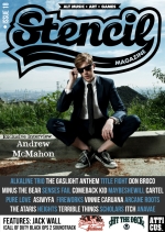 Stencil Magazine Release Eighteenth Issue Alkaline Trio Post