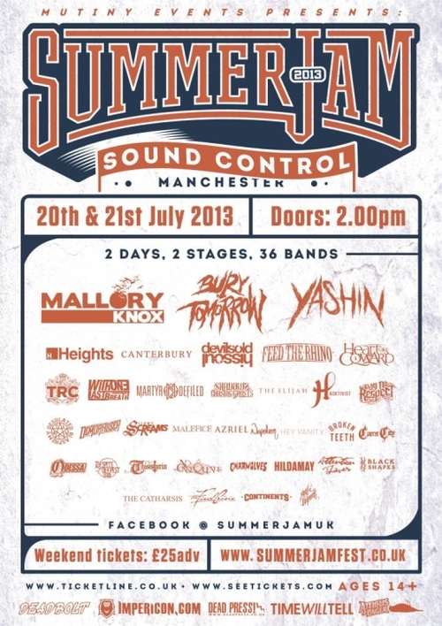 Canterbury, Gnarwolves and More Added to SummerJam 2013 Attention Thieves Post