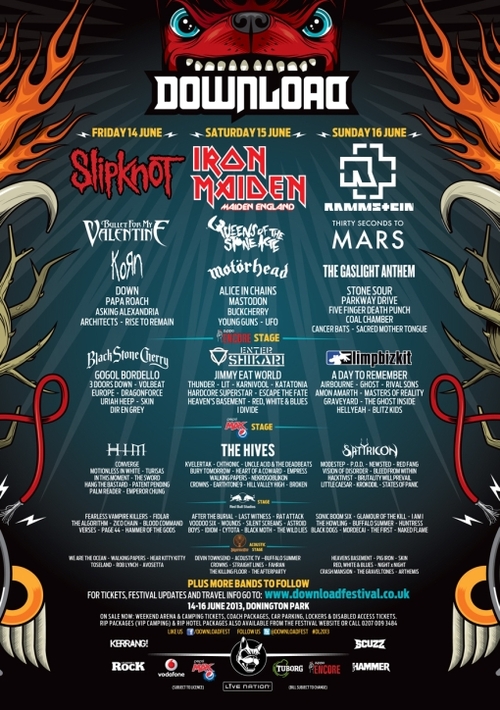 We Are The Ocean, Kvelertak, Devin Townsend & Many More Added to Download Festival 2013 Devin Townsend Post