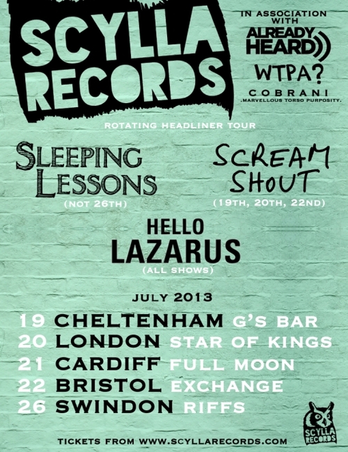 Bristol Date Added to Already Heard-Sponsored Scylla Records UK Tour Already Heard Post