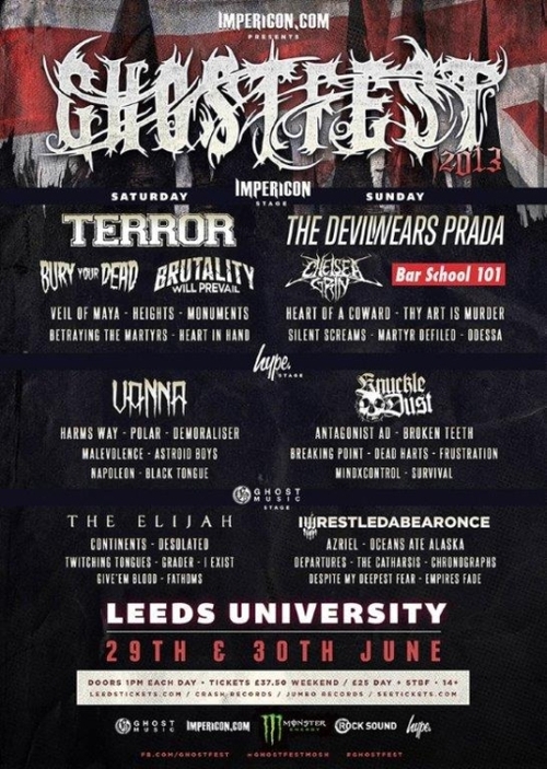 Ghostfest 2013 Stage Splits and Times Announced 2 Ghostfest 2013 Stage Splits and Times Announced Ghostfest Post