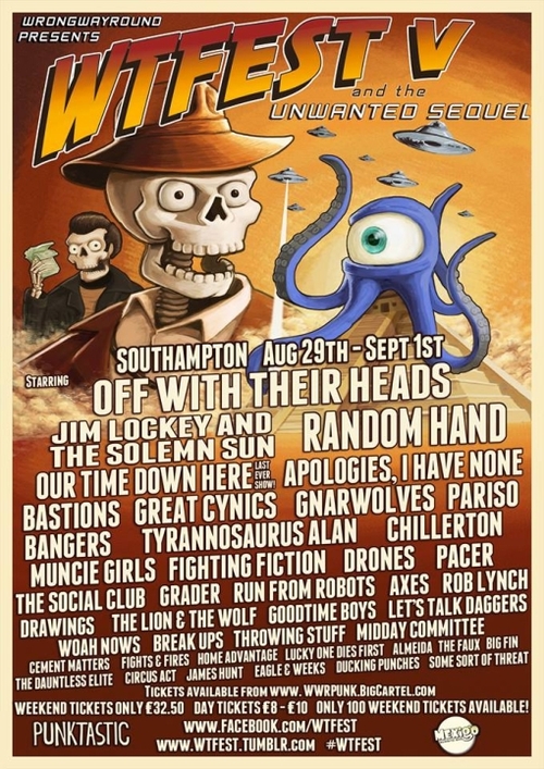Apologies, I Have None, Gnarwolves & More Added to WTFest V Apologies I Have None Post