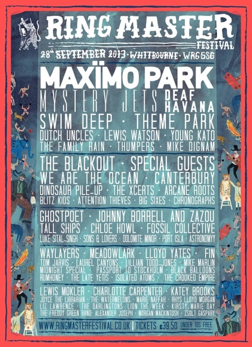 The Blackout, WATO, Canterbury, Arcane Roots & More Announced for Ringmaster Festival Attention Thieves Post