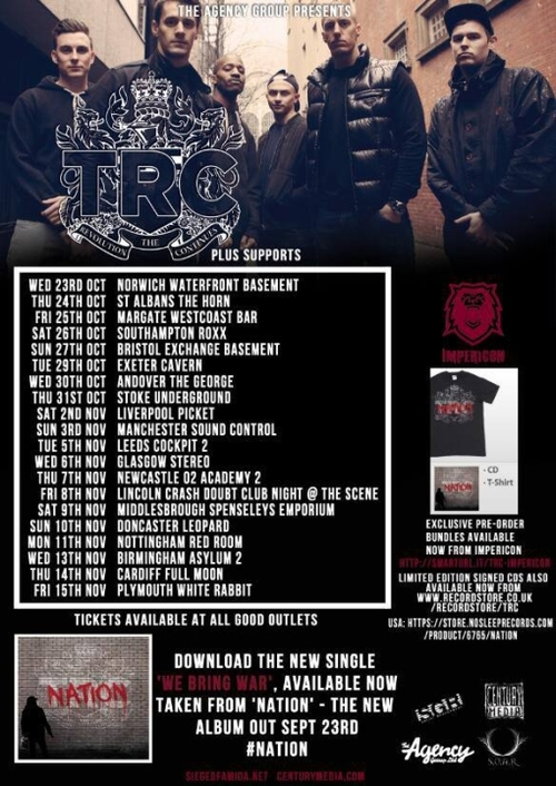 TRC UK Tour Announced Century Media Post