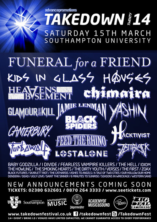 Black Spiders, Turbowolf, Hacktivist and More Added to Takedown Festival Black Spiders Post