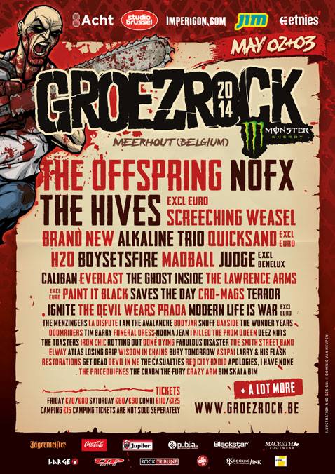 Saves The Day, Red City Radio, Terror, Apologies I Have None and More Added to Groezrock 2014 Apologies I Have None Post
