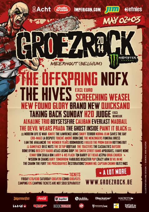 Taking Back Sunday, New Found Glory, Touché Amoré and More Added to Groezrock 2014 Post