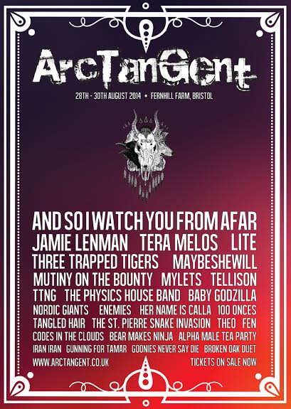 8 Bands Added to ArcTanGent including Maybeshewill, Mutiny on the Bounty and Tellison 2 8 Bands Added to ArcTanGent including Maybeshewill, Mutiny on the Bounty and Tellison ArcTanGent Post