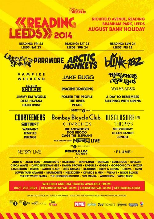 Queens of the Stone Age, Paramore, and Many More Added to Leeds and Reading Festival 2014 Post