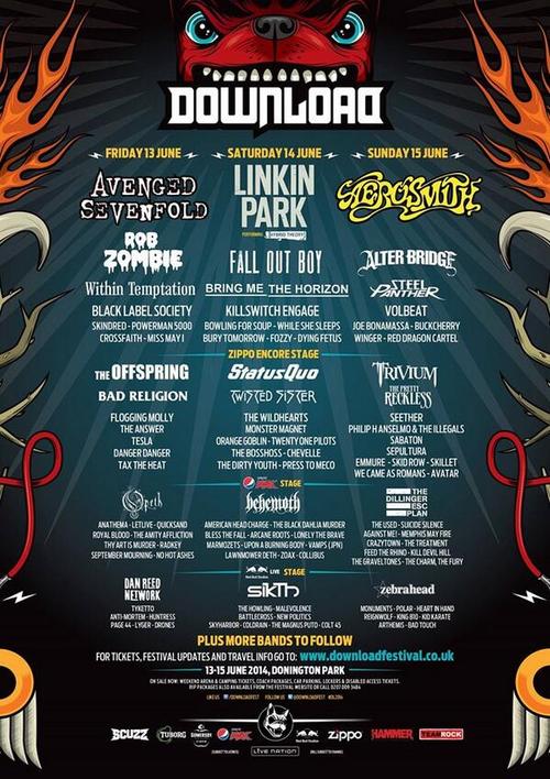 Against Me!, Marmozets, The Wildhearts and More Added to Download 2014 2014 Post