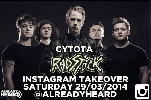 Announcement: Cytota Radstock Festival Instagram Takeover - 29/03/2014 Already Heard Post