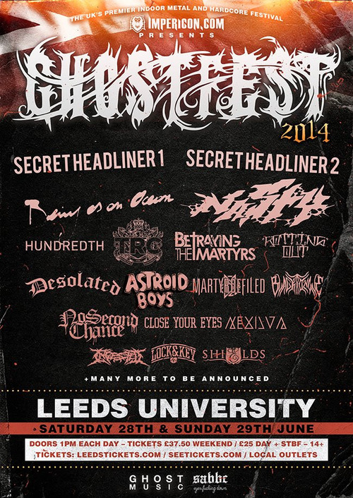 Ghostfest 2014 Details Announced 2 Ghostfest 2014 Details Announced Astroid Boys Post