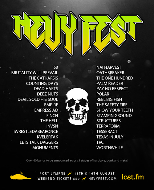 Finch, Kvelertak, Structures and More Announced for Hevy Fest 2014 2 Finch, Kvelertak, Structures and More Announced for Hevy Fest 2014 2014 Post