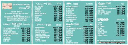 Slam Dunk Fest Stage Times Announced 2014 Post