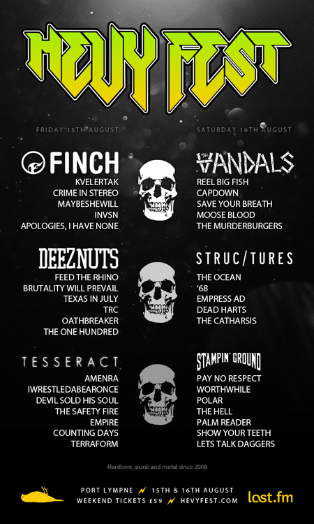 The Vandals, Crime In Stereo and More Added to Hevy 2014 Apologies I Have None Post