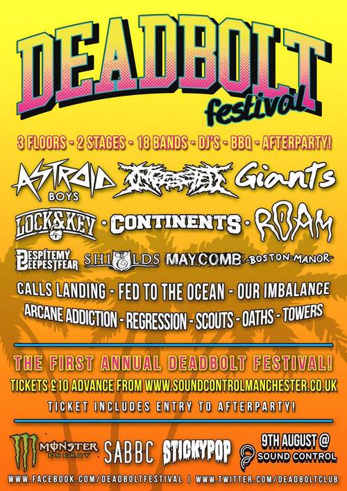Deadbolt Festival Adds Roam, Shields and More Arcane Addiction Post