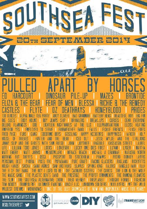 PABH, DZ Deathrays and Many, Many More Announced for Southsea Fest 2014 2 PABH, DZ Deathrays and Many, Many More Announced for Southsea Fest 2014 2014 Post