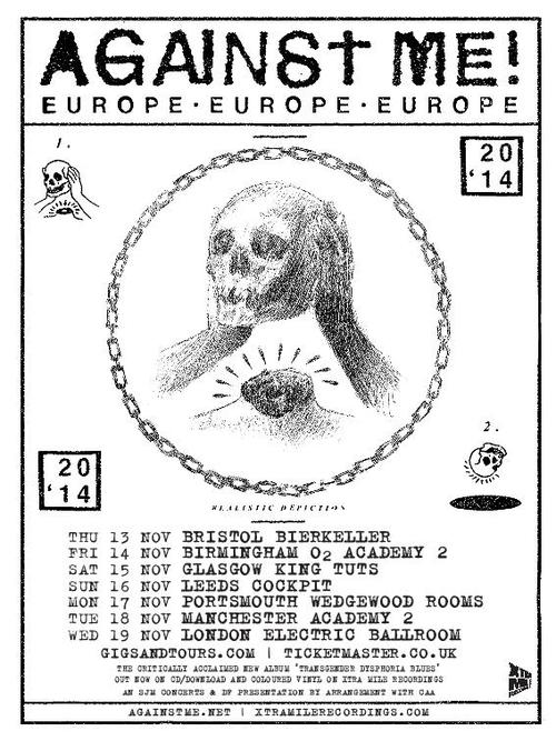 Against Me! Announce UK Tour and Release New Music Video 2 Against Me! Announce UK Tour and Release New Music Video Against Me! Post