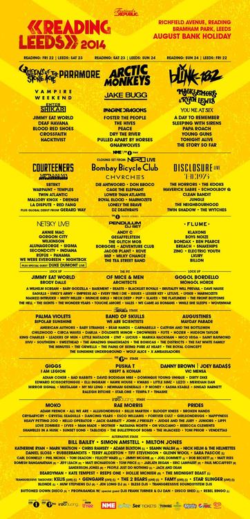 Festival Preview: Reading and Leeds Festival 2014 - 20 Must-See Acts A Day To Remember Post