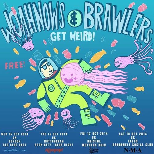 Brawlers and Woahnows Announce Free October Tour Alcopop! Records Post