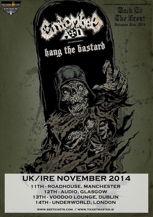 Entombed A.D. Announce UK Tour with Hang the Bastard Back to the Front Post