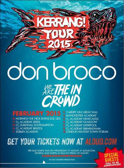 Don Broco to Headline Kerrang! UK Tour with We Are the In Crowd Don Broco Post