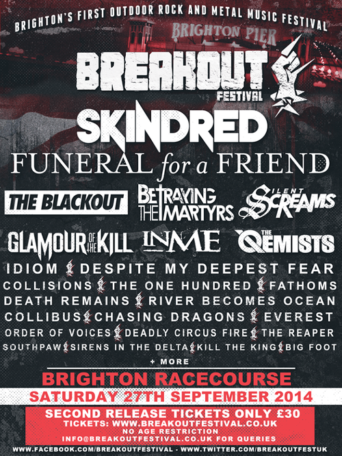 Breakout Festival Add More Bands to the Line Up Betraying The Martyrs Post