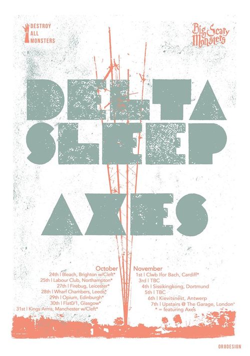 Delta Sleep Announce UK Tour with Axes Axes Post