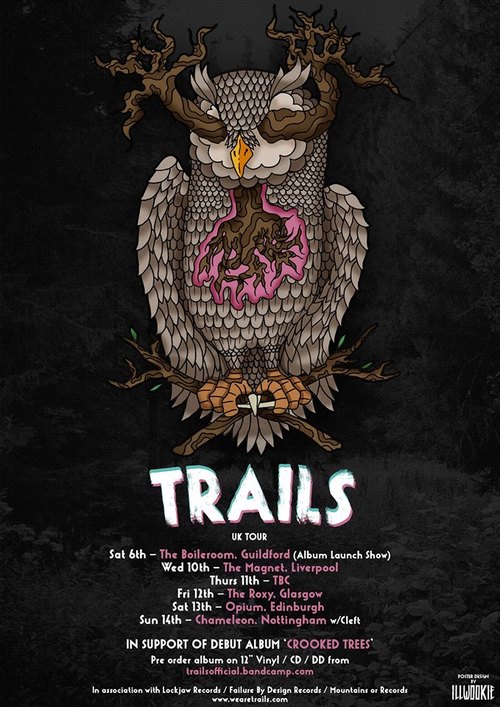 Trails Announce UK Tour Cleft Post