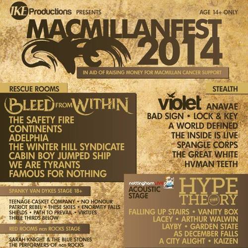 Festival Preview: Macmillan Fest 2014 2014 Post