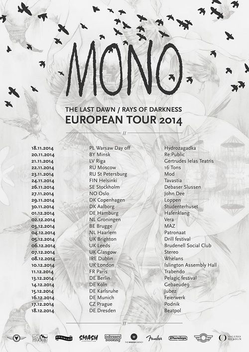 Mono Announce UK Shows MONO Post