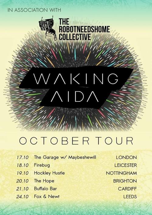 Waking Aida Announce UK Tour Flood of Red Post