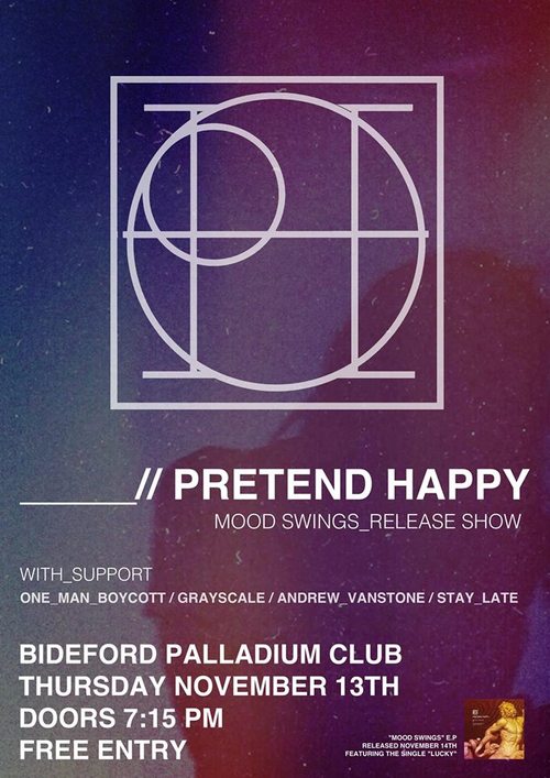 Pretend Happy Announce New EP 'Mood Swings' Andrew Vanstone Post