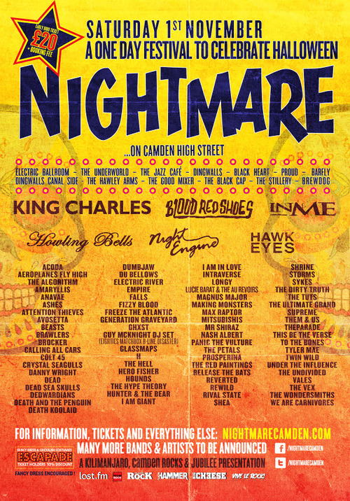Blood Red Shoes, InMe, The Hell, Brawlers and More Added to Nightmare Festival Blood Red Shoes Post