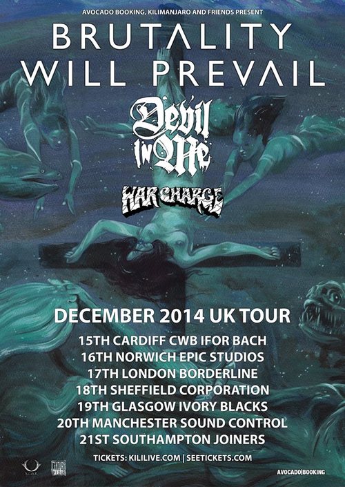 Brutality Will Prevail Announce UK Tour with Devil in Me and War Charge Brutality Will Prevail Post