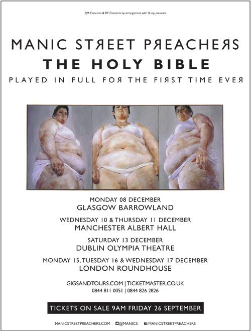 Manic Street Preachers Announce 'The Holy Bible' 20th Anniversary Shows 2 image