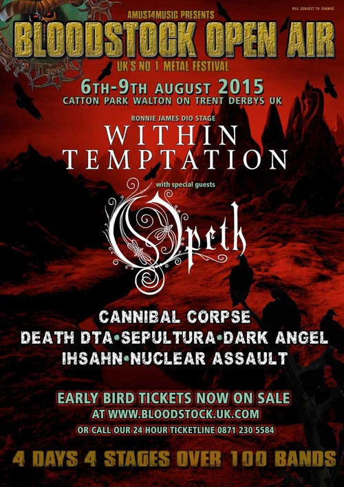 Bloodstock 2015 Adds Death DTA, Dark Angel and Nuclear Assault 2015 Post