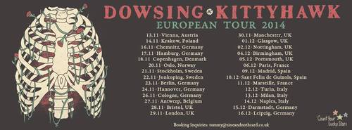 Dowsing Announce UK Shows with Kittyhawk Count Your Lucky Stars Post