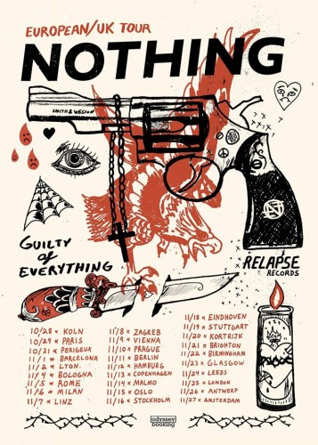 Milk Teeth to Support Nothing at UK Shows Chain of Flowers Post