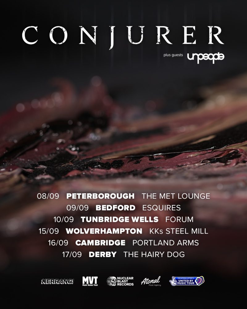 Conjurer Announce Grassroots UK Shows 1 Conjurer UK Tour Sept 2023