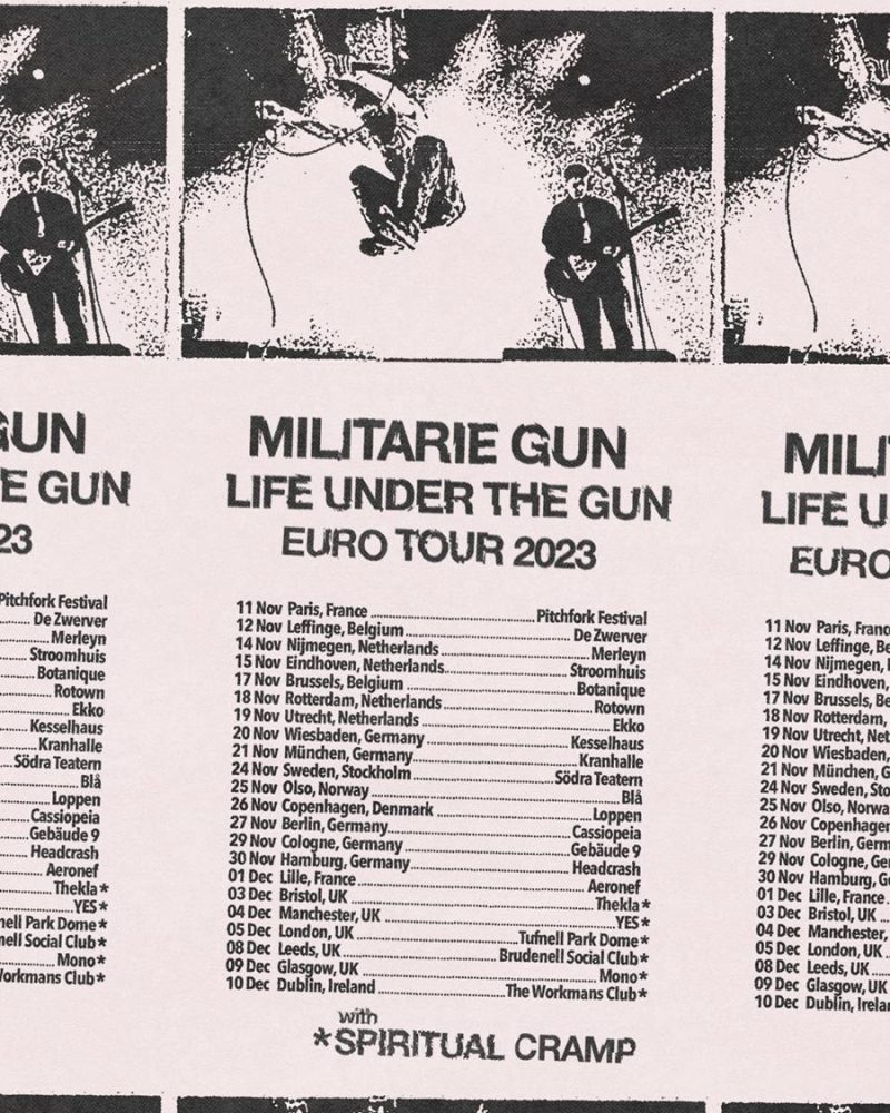 Militarie Gun announce UK Return 1 Militarie Gun UK:EU Tour