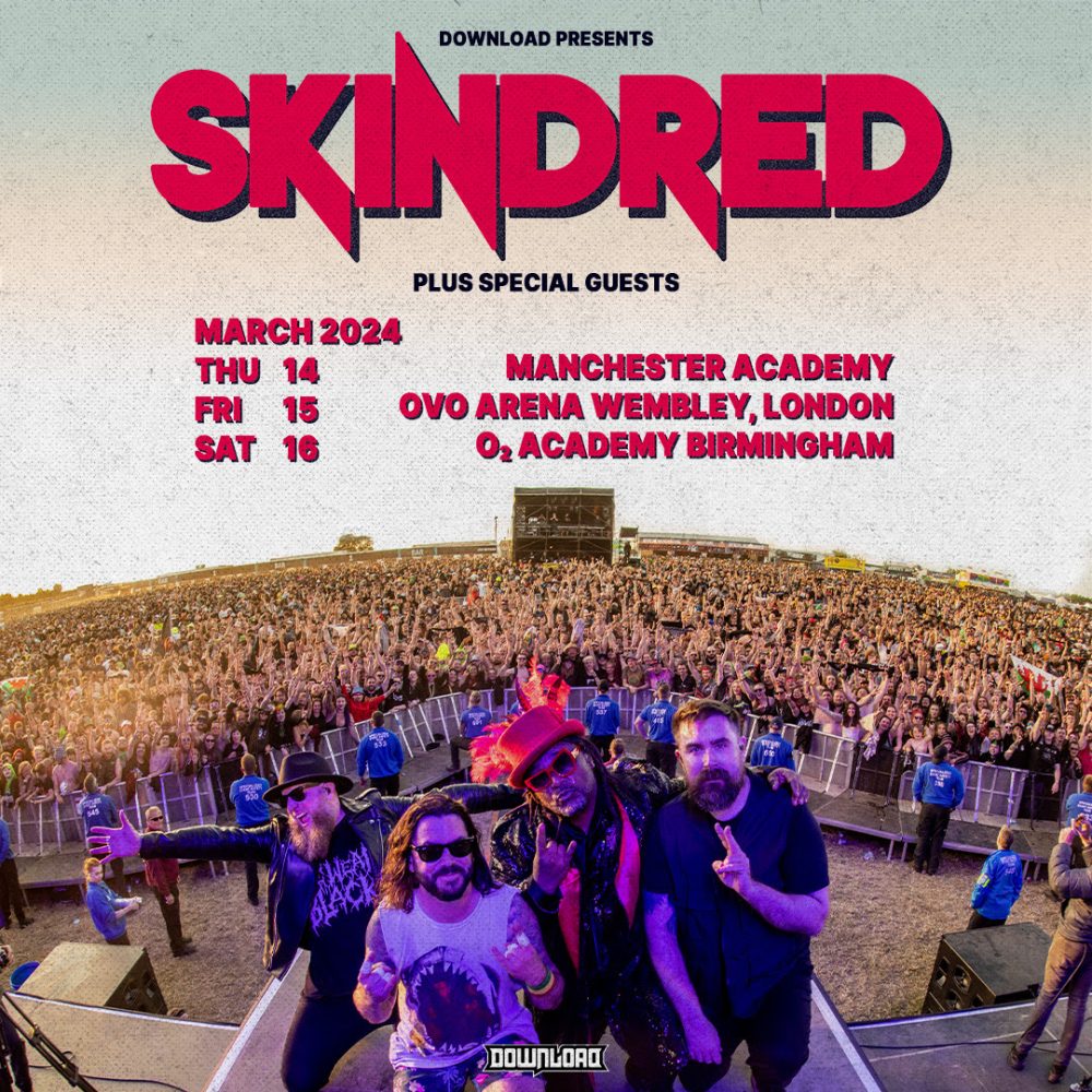 Skindred Reveal March 2024 UK Dates Skindred News