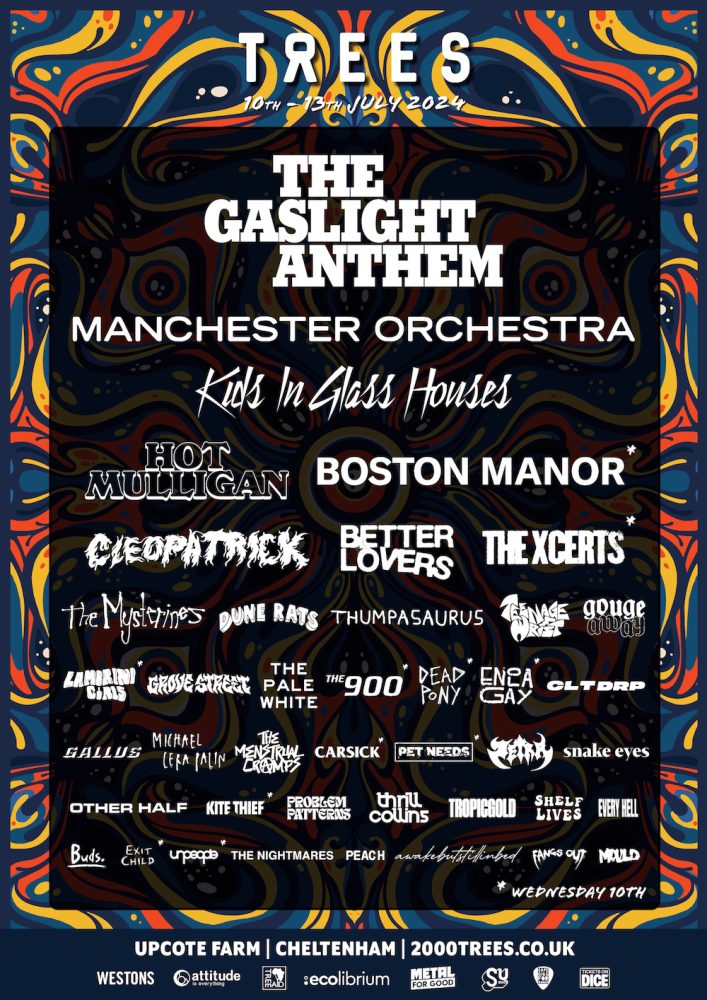 Over 40 Bands Announced for 2000trees Festival 2024 1 2024 poster master MK1