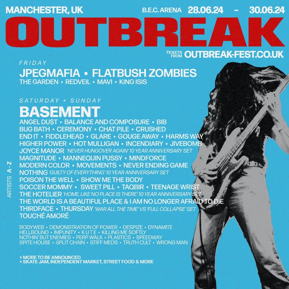 Outbreak Fest 2024 Announces First Wave of Bands Outbreak Fest News