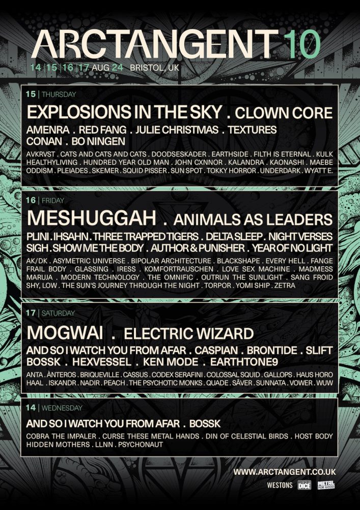 Mogwai, Explosions In The Sky and Over 50 More Names Announced for ArcTanGent 2024 ArcTanGent Festival News