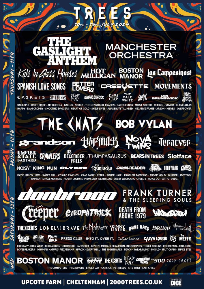 Don Broco, Frank Turner, and More Announced for 2000trees Festival 2024 1 2000trees 2024 poster