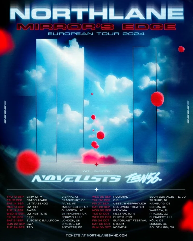 Northlane Announce UK Dates with Novelists and ten56. 1 Northlane-UK-tour-dates